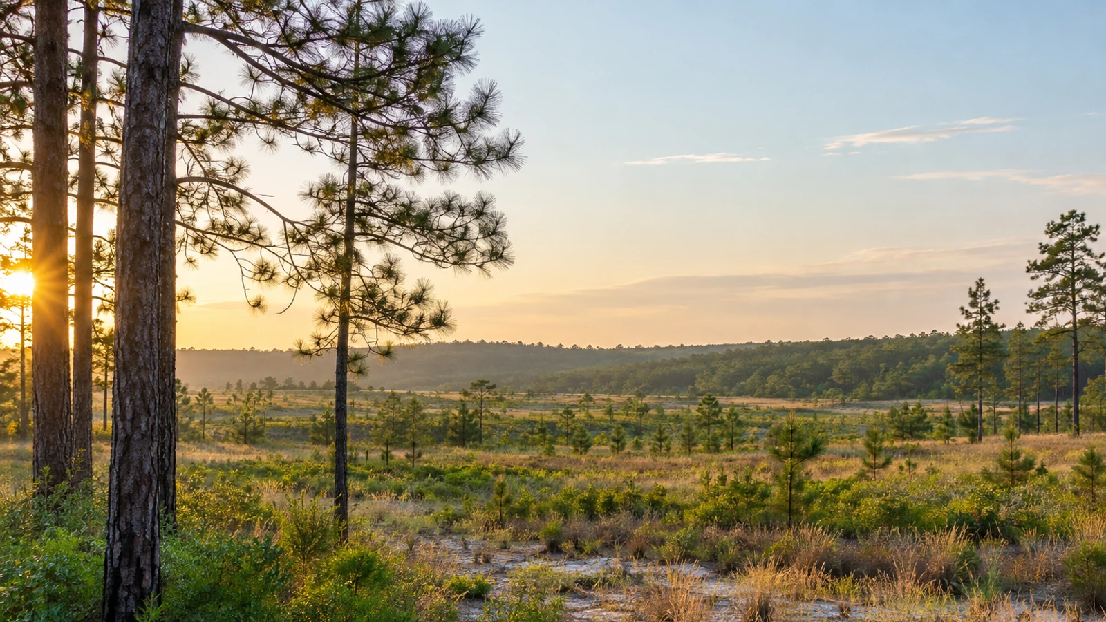 Orangeburg County land and natural surroundings